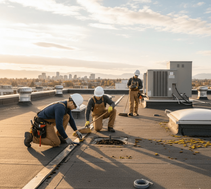 Flat Roof Maintenance and Inspection Services | Safe and Professional ...