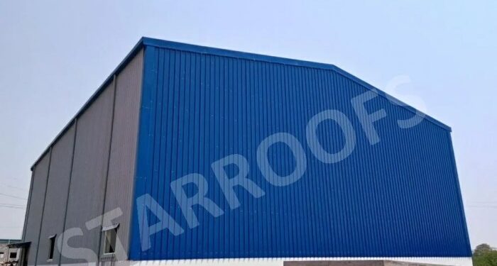 Color Coated Metal Roofing Warehouse Roofing Contractors for Commercial ...